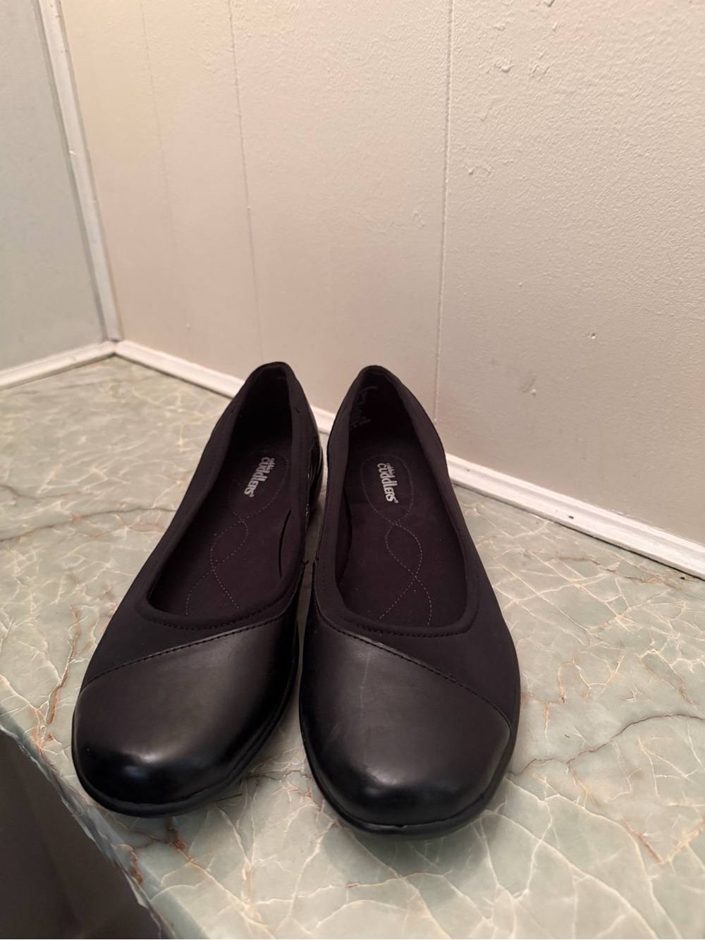 Women’s Black Slip-On Comfort Flats by Dr. Scholl's